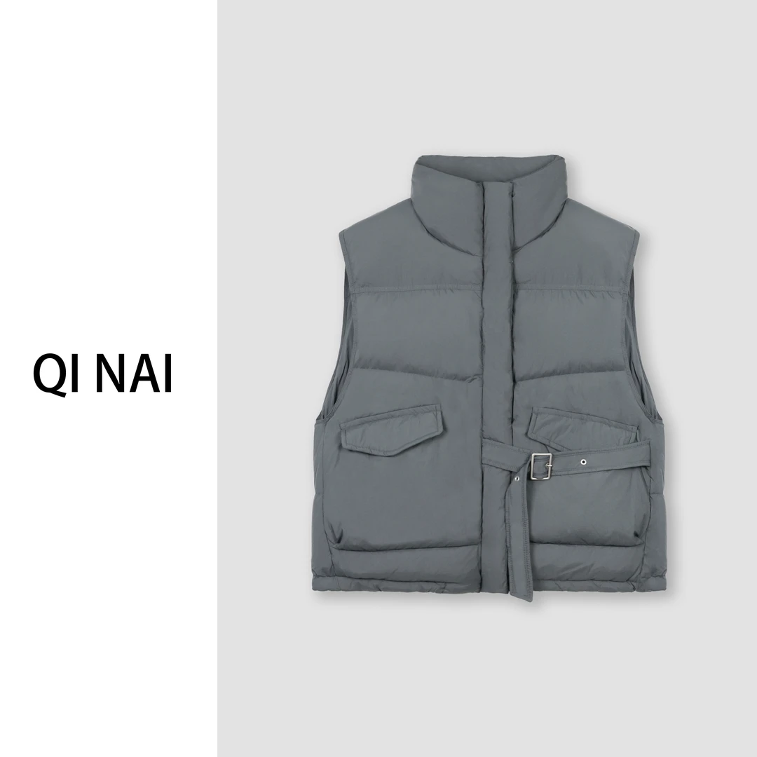 七奈推荐 【雪峰】羽绒马甲洋气高级感宽松休闲外套QN11880