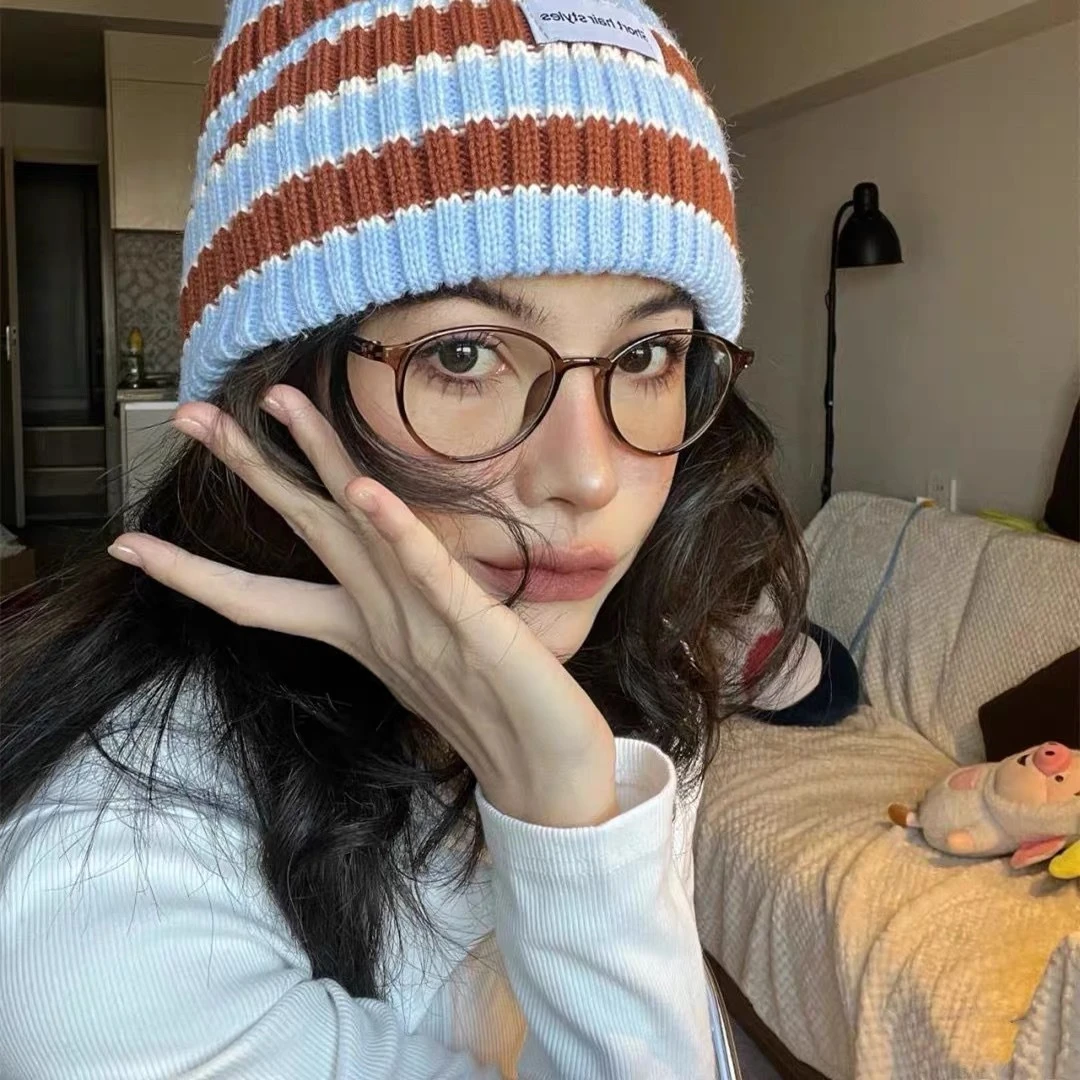 粉丝专属-超轻TR90复古椭圆框眼镜框小脸可配近视度数眼镜女韩版
