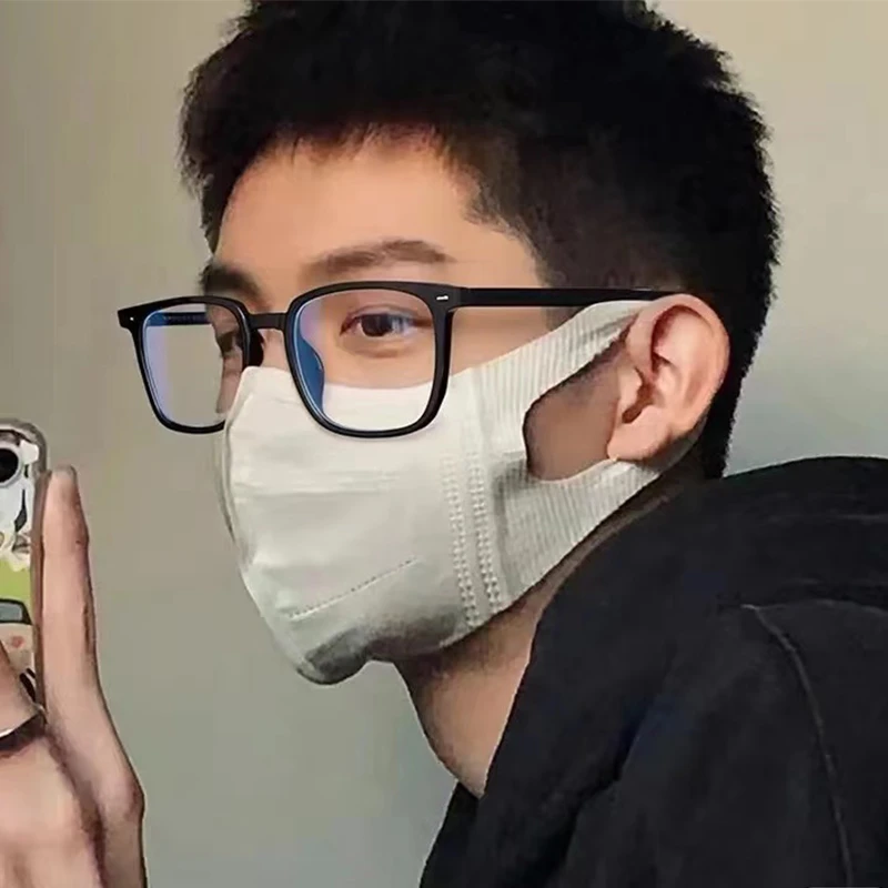 简约方形复古眼镜框网红款男女潮圆脸显瘦黑色素颜神器近视眼镜
