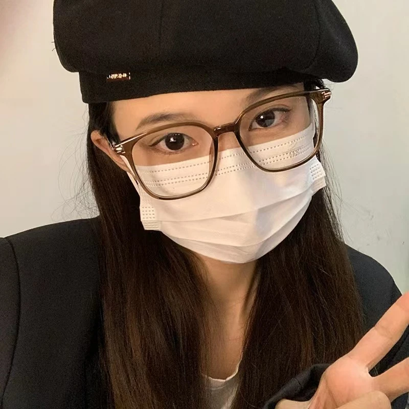 韩版高级感ins风眼镜近视女气质素颜神器显脸小可配有度数眼镜框