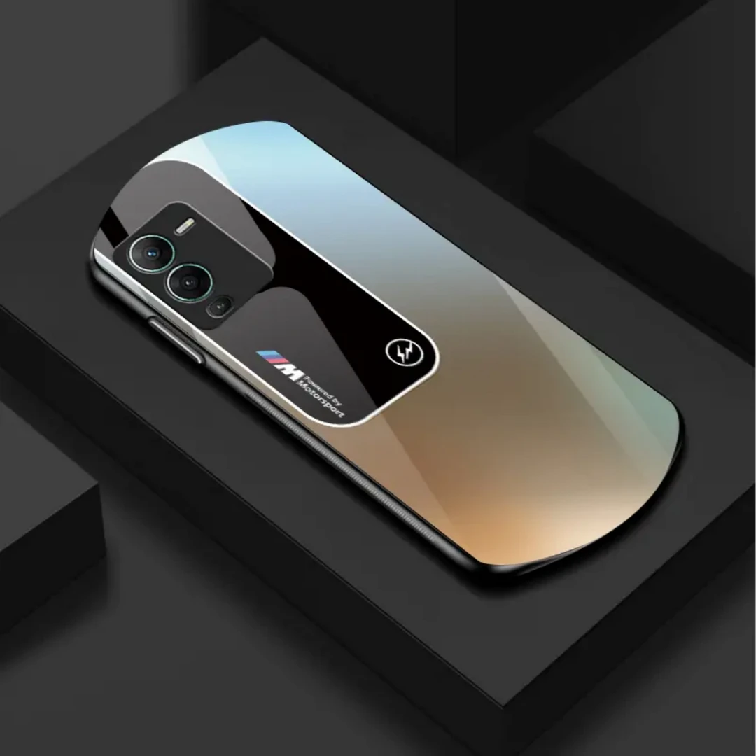 【vivo S15 Pro】新款弧形渐变钢化玻璃宝马软边简约商务手机壳