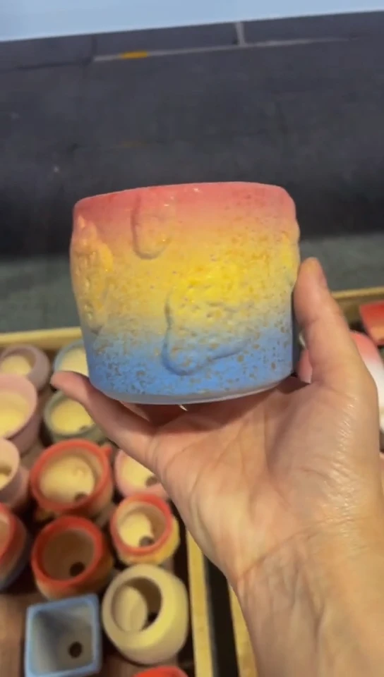 【闪购商品】陶瓷麦饭石花盆