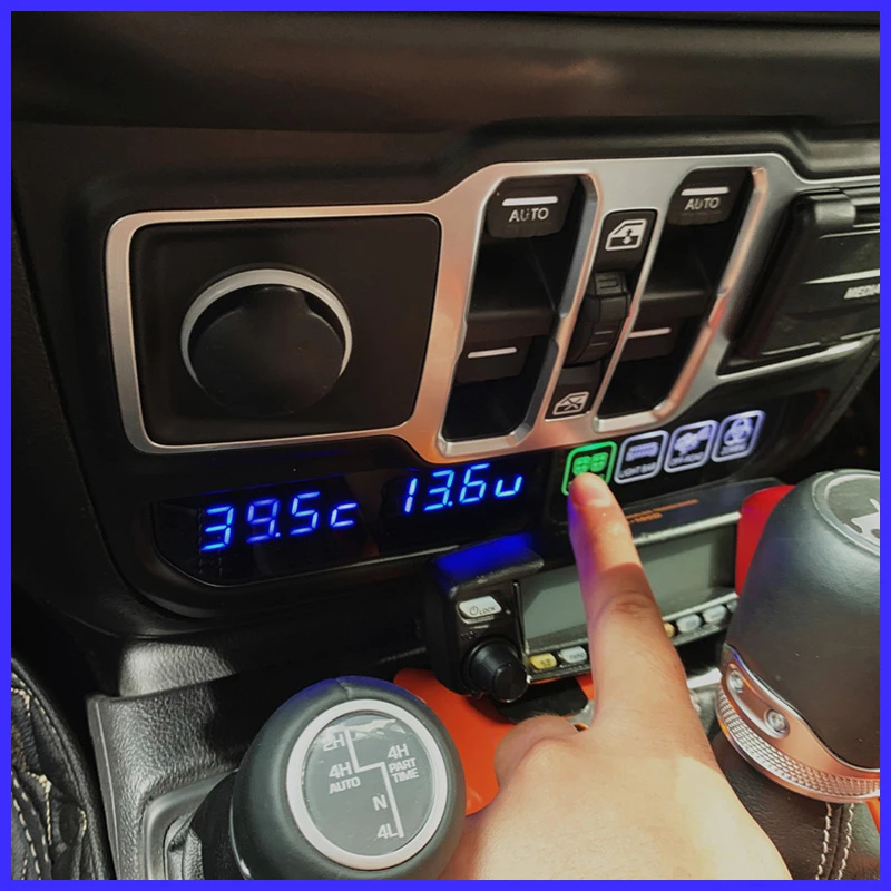 牛师傅推荐 18-23款牧马人改装车载控制开关射灯集线盒YBOS继电器