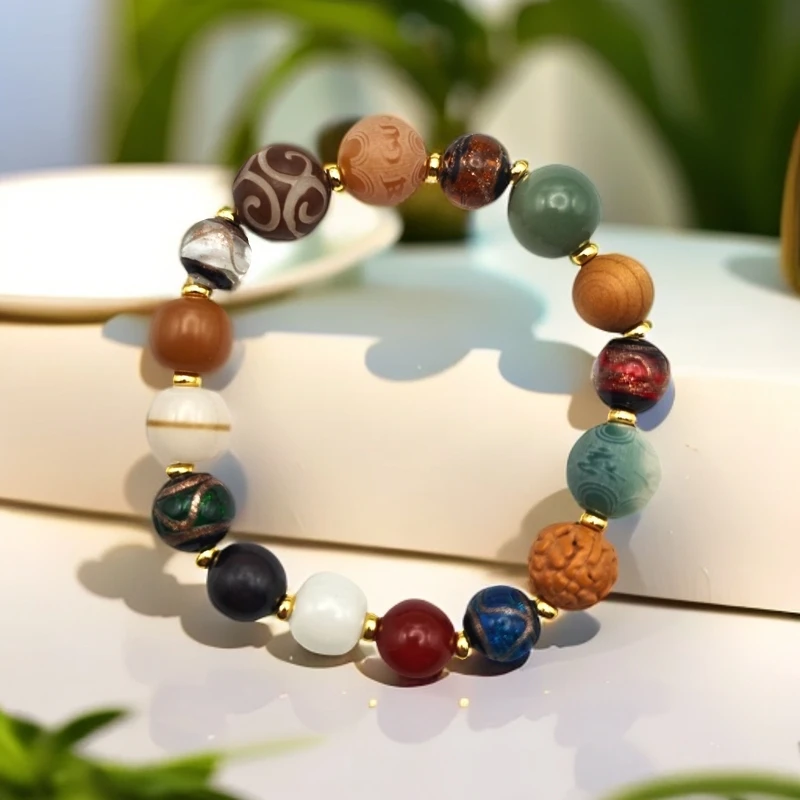 菩提手串 时尚（多宝色）单圈【款号174*】