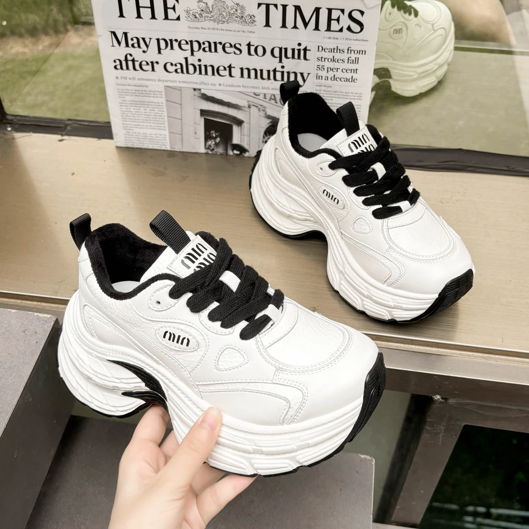 【小月夫妇专属】伊迪漫定制西西里午后miu家同款加绒老爹鞋M16-1