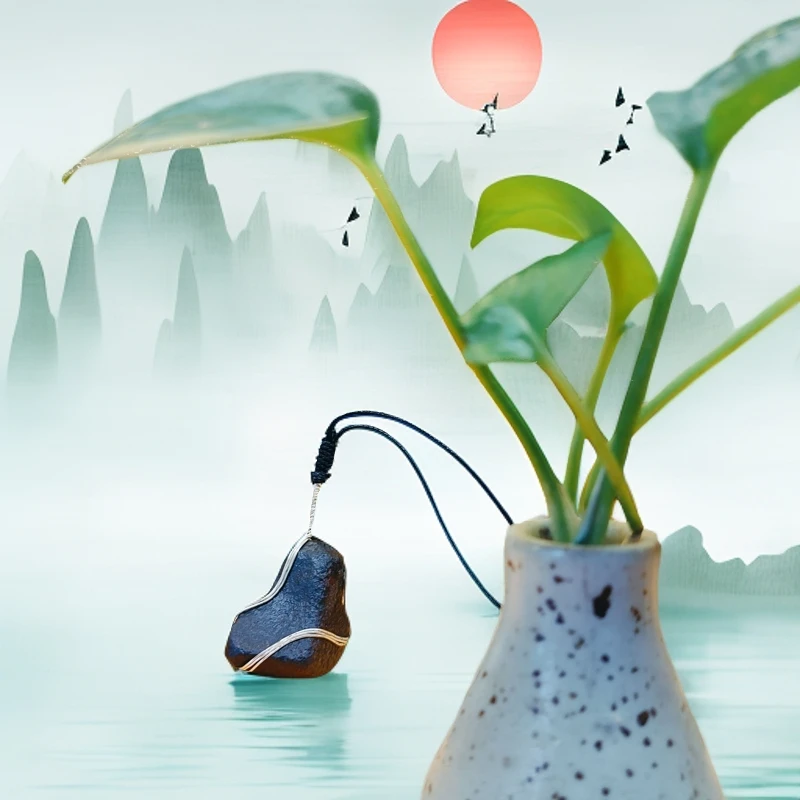 石陨小精品 原石无修 手工镶嵌