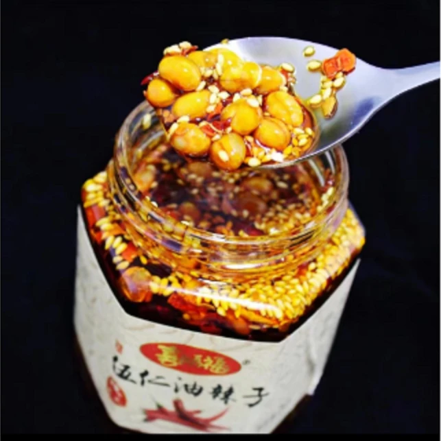 喜鸿福伍仁油辣子240g*3瓶