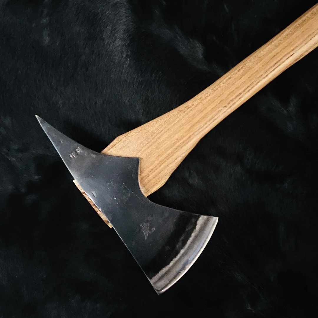 （孤品0301）精品鹰钉斧2.7斤55cm手柄65锰钢