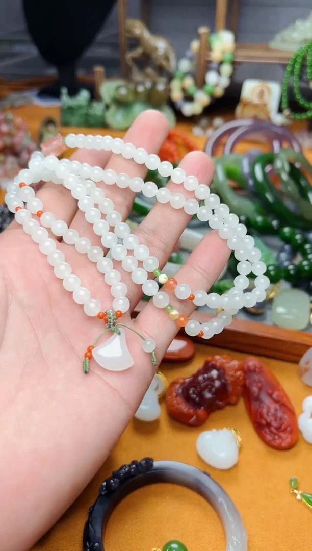 【闪购商品】和田玉手串未镶嵌多圈手串 01