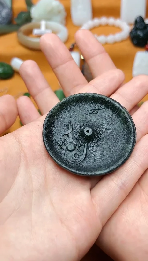 【闪购商品】和田玉摆件未镶嵌香插