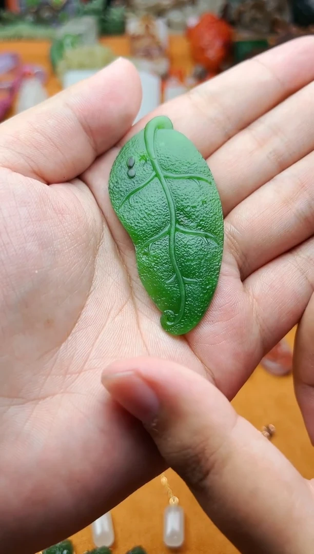 【闪购商品】和田玉颈饰未镶嵌叶子【定制】