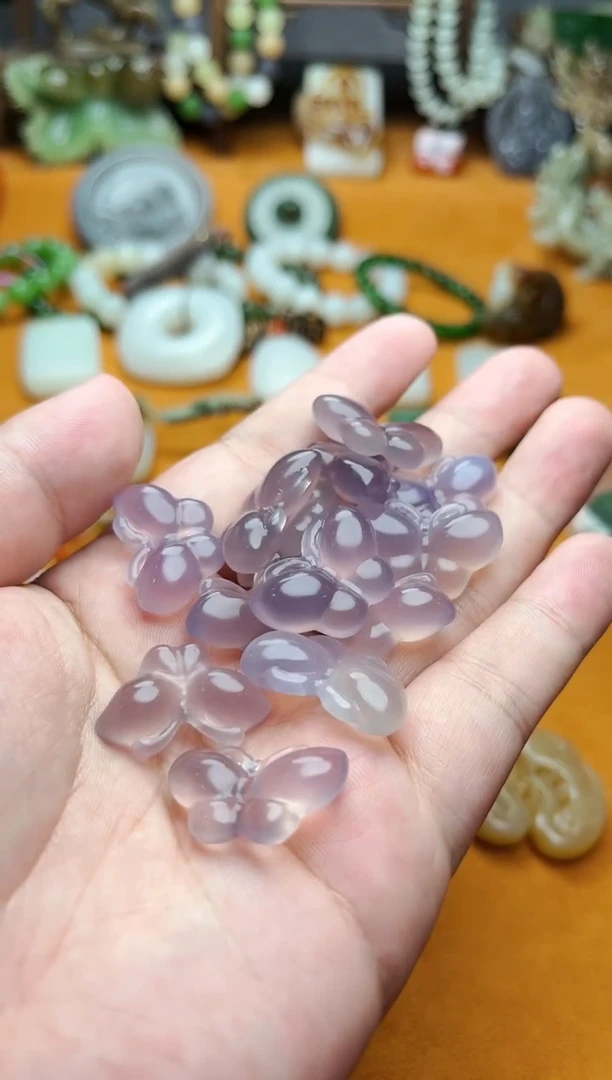 【闪购商品】玛瑙/玉髓颈饰合金蝴蝶多样性拍一发一