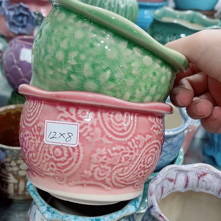 陶瓷高温陶瓷多肉花盆