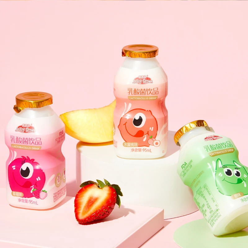 【官方浮力】界界乐小怪物系列多口味乳酸菌风味含乳饮料95ml*20瓶