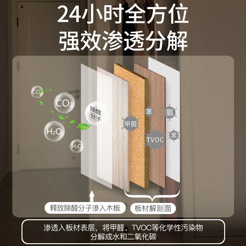 【衣柜专用版】4罐除甲醛果冻安全高效除醛室内专用除异味空气净化
