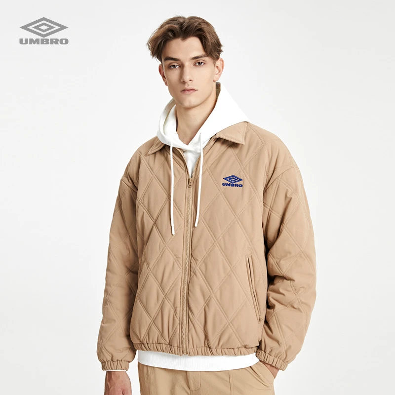 Umbro/茵宝秋冬时尚百搭美拉德复古简约运动休闲棉服U2322450905