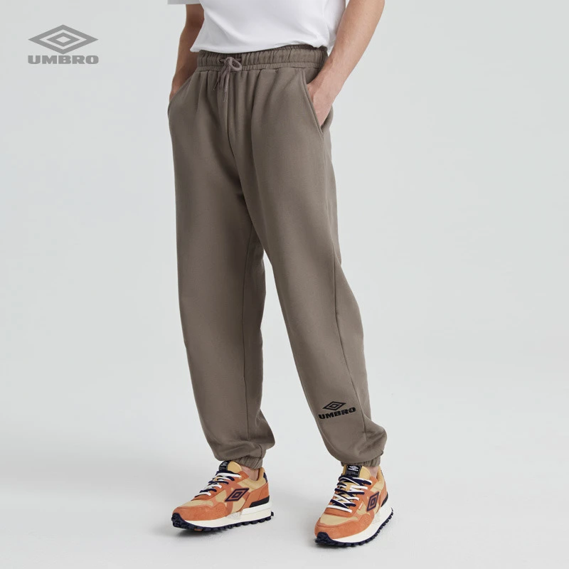Umbro/茵宝春季男女同款时尚百搭束脚裤运动裤休闲裤U2322352313