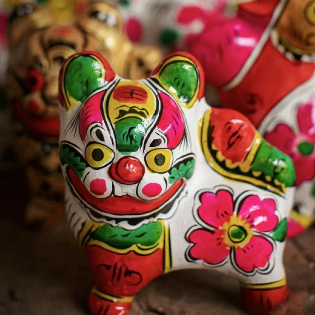凤翔泥塑小立体十二生肖秦老师同款中国风纳福工艺品吉祥