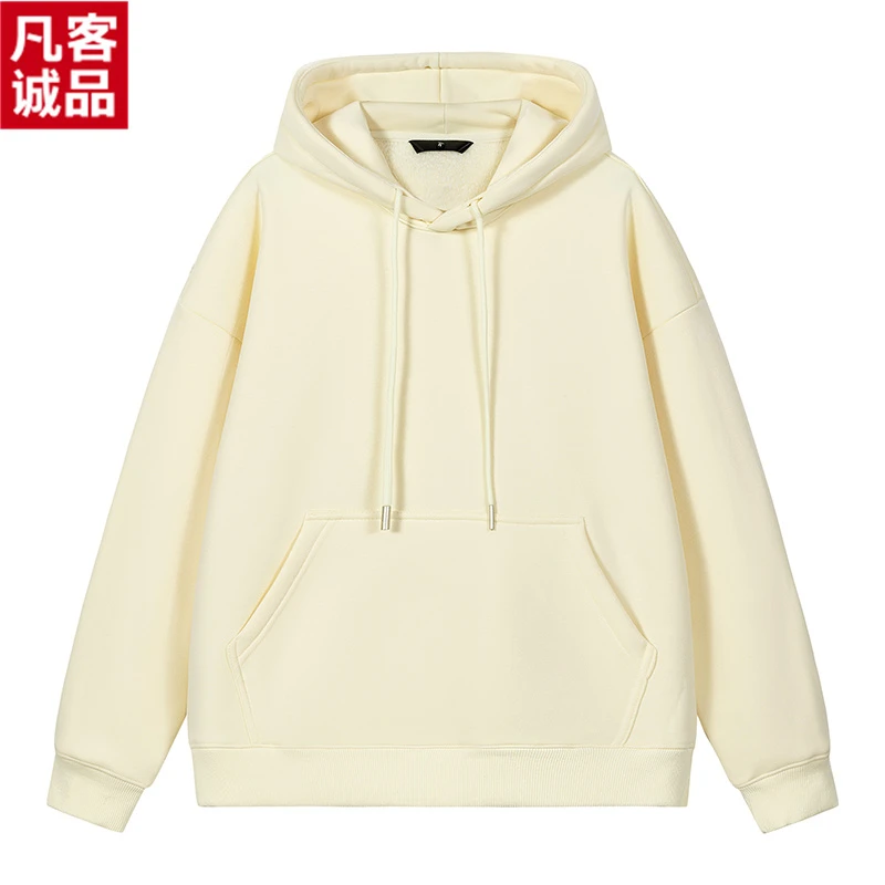 凡客诚品复古美式运动卫衣男女秋季潮牌重磅宽松连帽上衣服外套潮