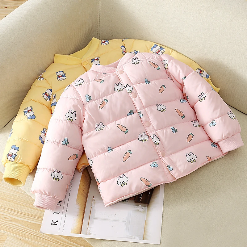 秋冬季儿童棉衣内胆男童女童加厚棉袄宝宝保暖棉服外套