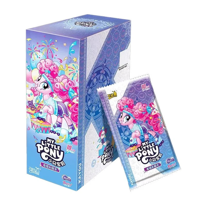 W【拆包】做公主卡游小马宝莉辉月第五弹潮玩卡牌收藏盲盒正版