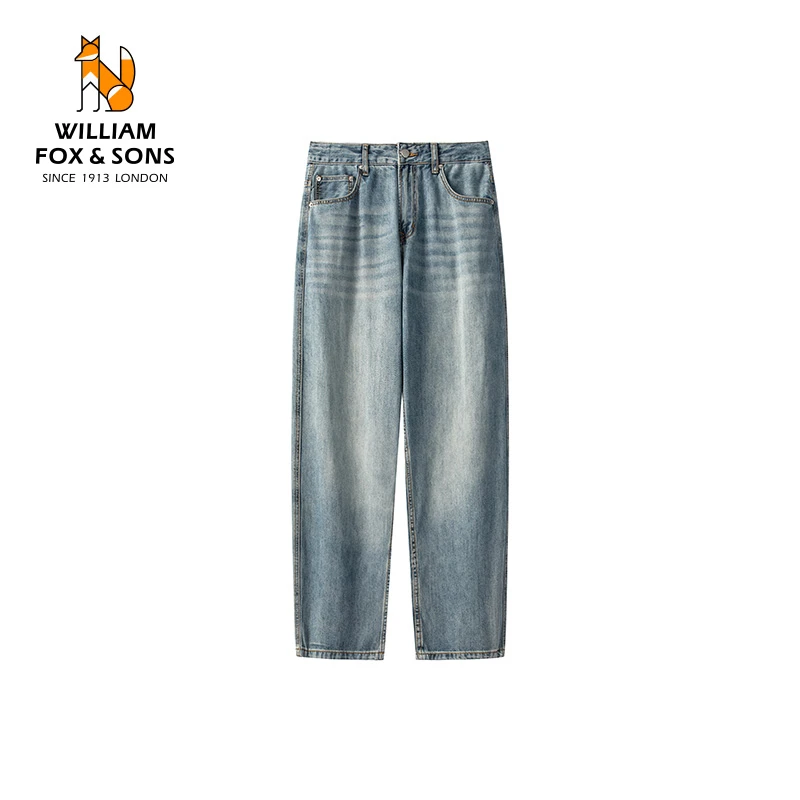 2024夏上新莱赛尔混纺新型牛仔面料冰感舒适经典五袋款直筒牛仔裤