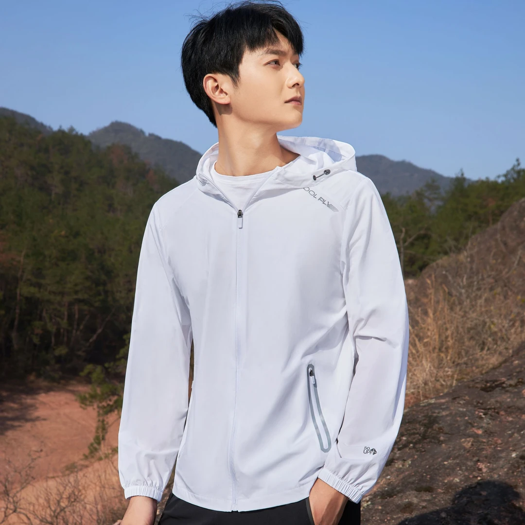 帕罗依断码清仓夏季透气防紫外线轻薄薄款运动风跑步50倍男防晒衣