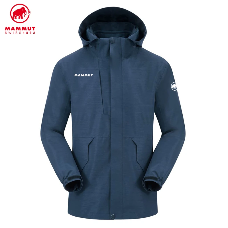 Mammut/猛犸象convey男士防风防水保暖GTX三合一冲锋衣可拆卸内胆