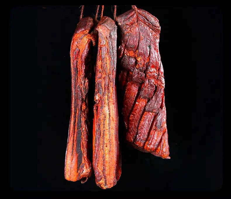 正宗柴火烟熏腌制农家古法工艺精品五花腊肉，腊草鱼，老家的味道