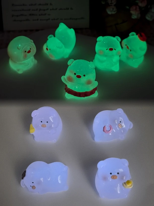 【九宫格变魔法+5包+夜光实色混拆+许愿+对碰➕打工人】可爱粉猪系列