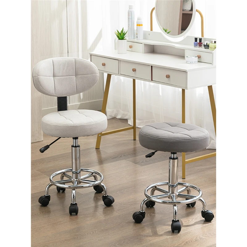 新疆西藏包邮升降旋转理发美容凳化妆凳现代简约靠背椅家用卧室梳