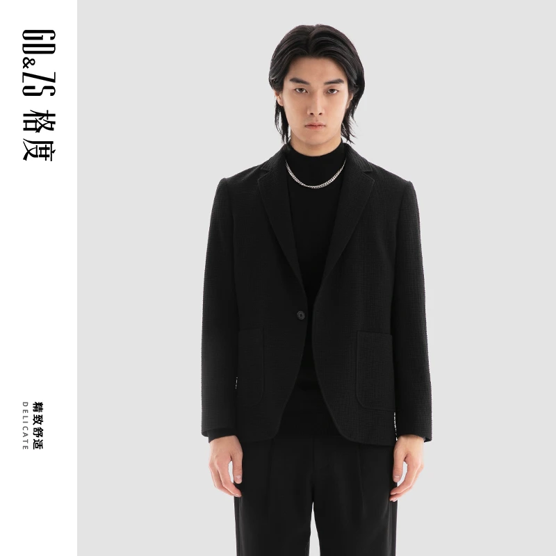 GDZS格度佐致品牌男装-春秋新款纯色百搭休闲西服外套OCBBB1344