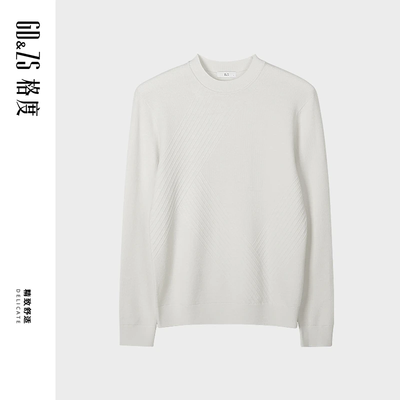 GDZS格度佐致品牌男装-秋季时尚修身百搭圆领长袖毛衫OCBEC1232
