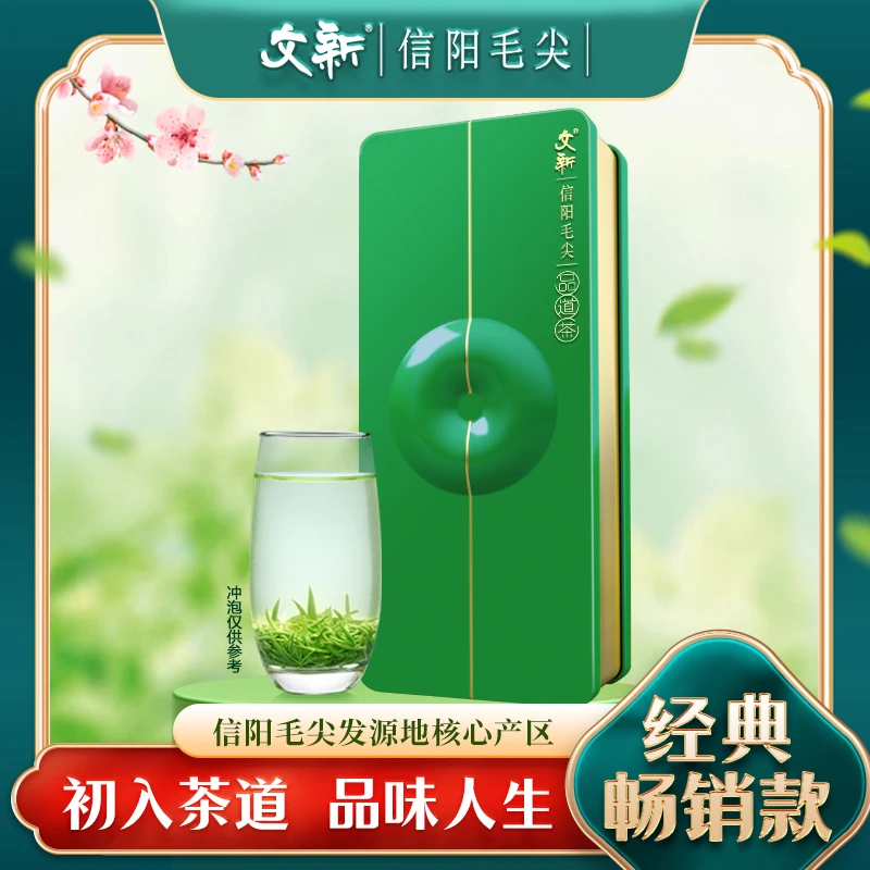 【2025年新茶】文新信阳毛尖绿新茶雨前茶(品道)120g