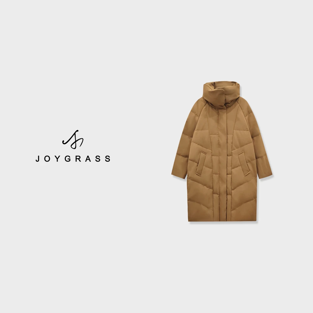 JOYGRASS(乔伊)羽绒服保暖长款冬季休闲女款Y-03667