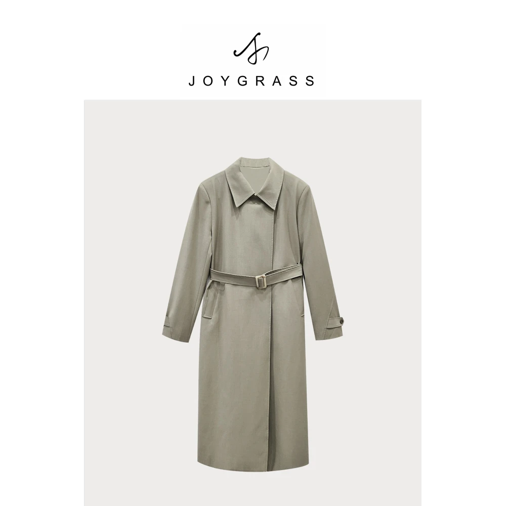 JOYGRASS(乔伊)新款女士设计感时尚风衣F-02531