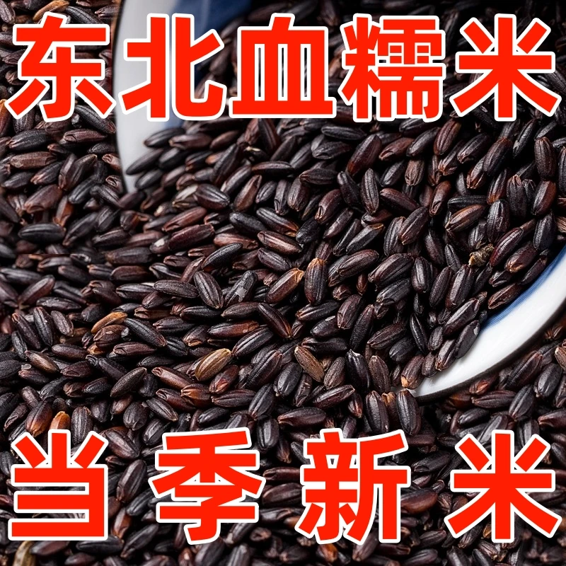 东北血糯米新米黑糯米包粽子饭团奶茶店专用农家五谷杂粮粗粮