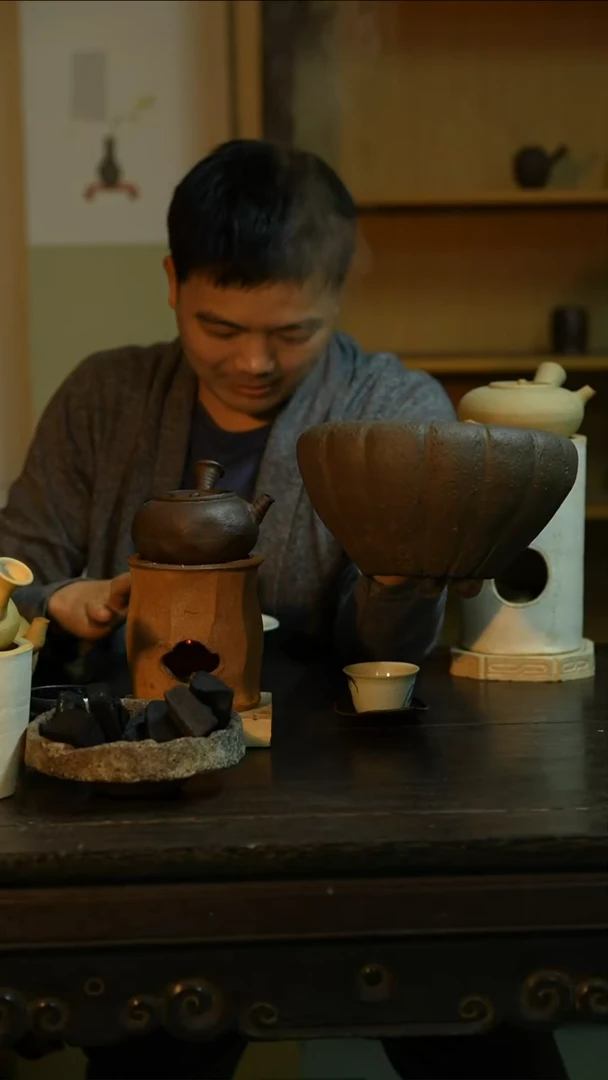 【闪购商品】黑紫砂火钵