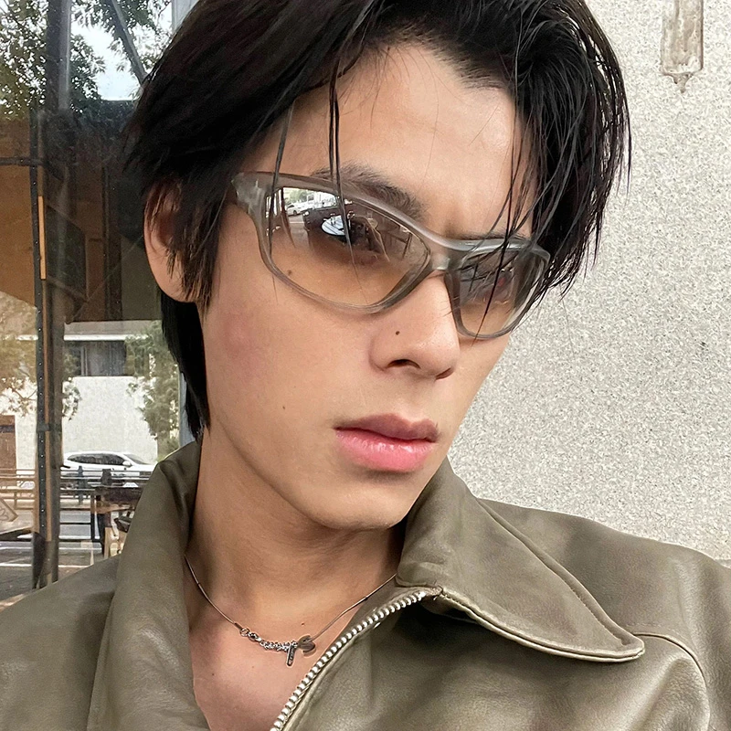 跑步登山骑行墨镜男户外运动防风眼镜未来感街拍防晒近视太阳镜女