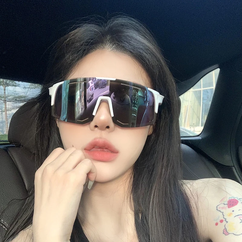 户外骑行运动墨镜时尚大框防冲击登上防风镜滑雪防眩光遮阳墨镜潮