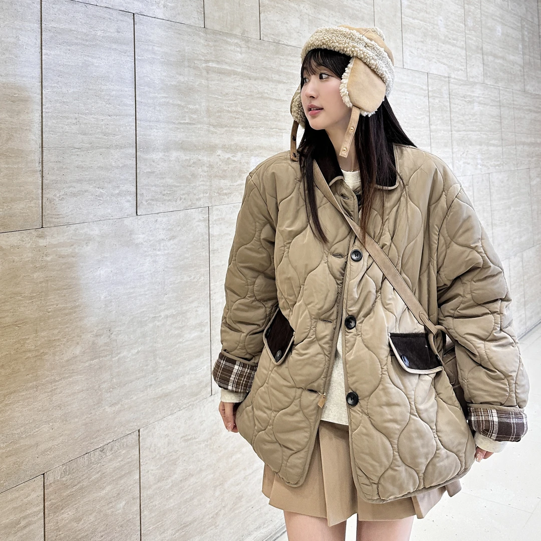 BETTER JOELAY -【定格时光】高端外套双面棉服时尚百搭休闲Z7137