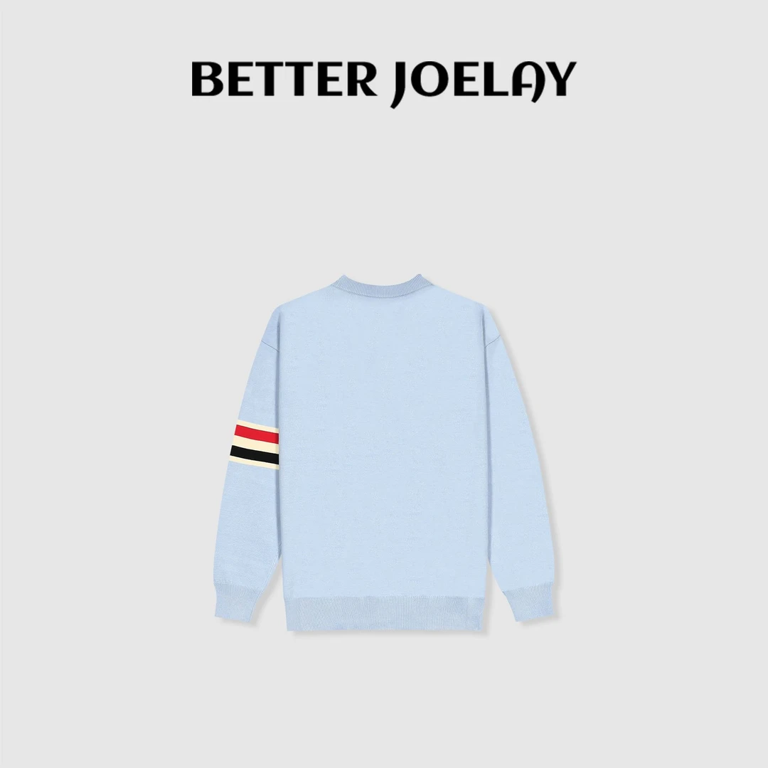 BETTER JOELAY-【独家收藏】时尚针织套头毛衣韩版慵懒风LL5188