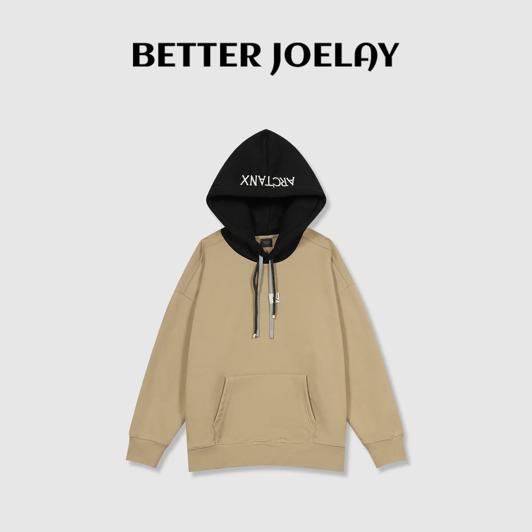 BETTERJOELAY-加绒【人间故里】时尚宽松套头卫衣百搭舒适KH1352