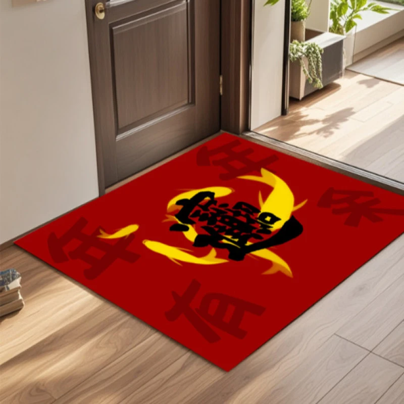 玄关门厅水晶绒入户门垫办公室地垫家用地毯吸水防滑可裁剪脚垫