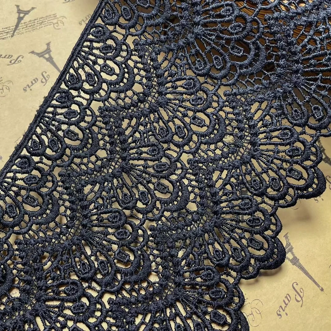 14CM宽水溶镂空刺绣蕾丝花边diy衣服裙子装饰丝带布料辅料YSCK064