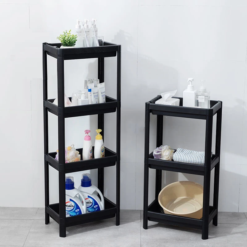 云旭 收纳架卫生间置物架置物架多层直角置货架居家落地收纳架