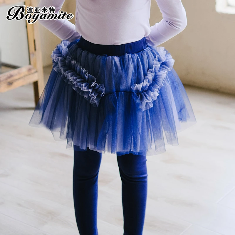 BOYAMITE/波亚米特女童裤裙秋季儿童公主裤裙宝宝外纱内搭裤23448