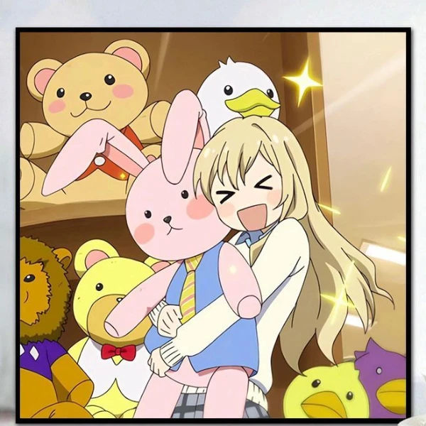 diy数字油画蓝色四月是你的谎言宫园薰动漫填色丙烯油彩装饰画