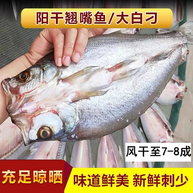 【年货节】正宗湖北阳干刁子鱼大白刁翘嘴鱼风干鱼荆州松滋特产