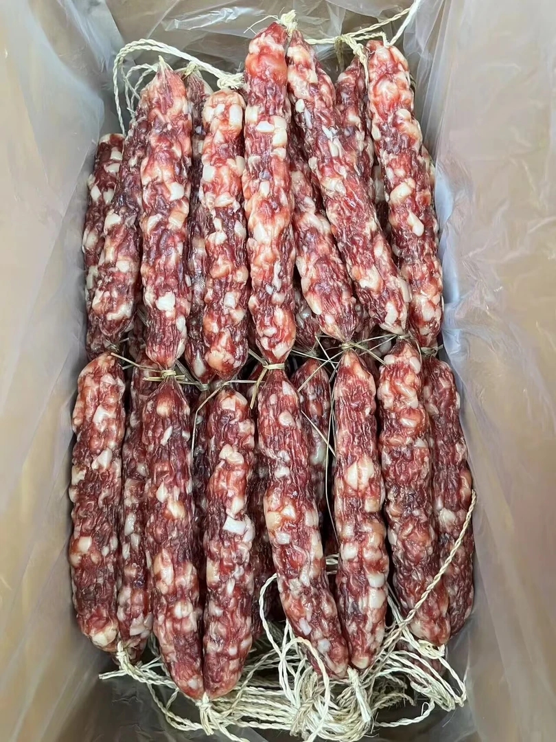 广州增城正果特产腊肠咸香味 农家天然生晒广式腊味500克2肥8瘦